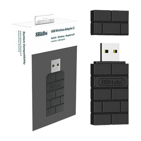 8Bitdo USB Wireless Adapter 2 per Switch PC Mac Android
