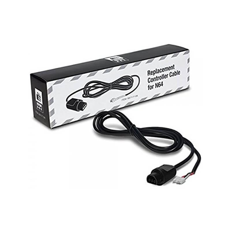 RepairBox Controller Cable N64 Black-Nintendo 64-Pixxelife by INMEDIA