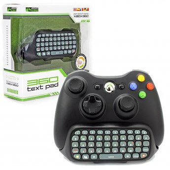 360 Text Pad Chatpad Xbox360 Black