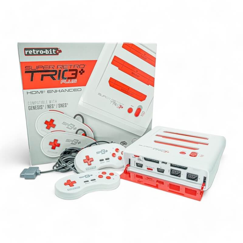 Retro-bit Super Retro Trio Plus HD Console NES SNES Mega Drive-Super Nintendo-Pixxelife by INMEDIA