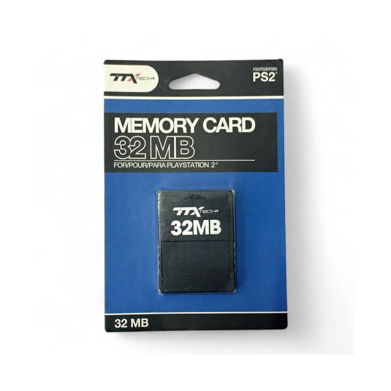 TTX Tech Memory Card 32MB per PS2-PlayStation 2-Pixxelife by INMEDIA