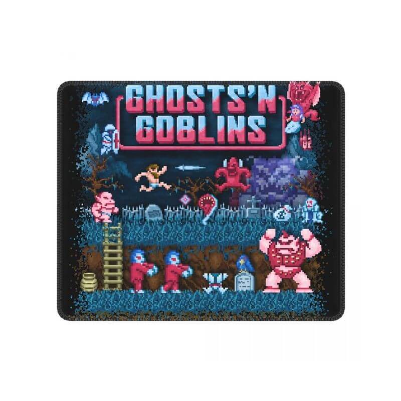 Champrint Ghosts And Goblins Arcade Game Mouse Pad-Accessories-Pixxelife by INMEDIA
