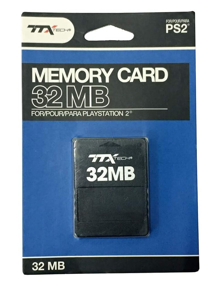 TTX Tech 32 MB Memory Card PS2-PlayStation 2-Pixxelife by INMEDIA