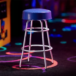 Numskull Official Quarter Arcade Bar Stool Blu