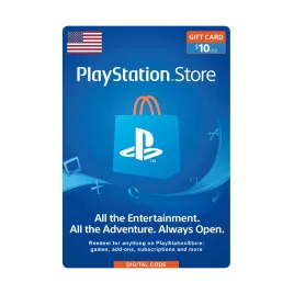 PlayStation Store 10 USD Gift Card USA