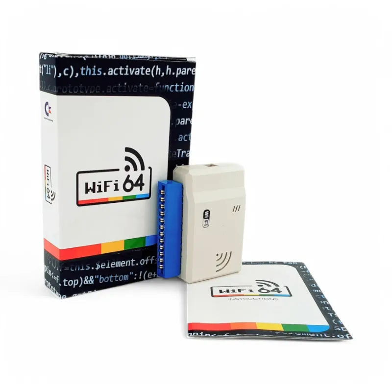 Shareware Plus Adattatore Modem WiFi 64 per Commodore 64-Commodore 64-Pixxelife by INMEDIA