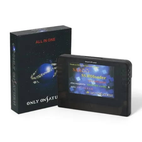 SAROO 243-in-1 Multicart 128GB Optical Drive Emulator per Sega Saturn Nero
