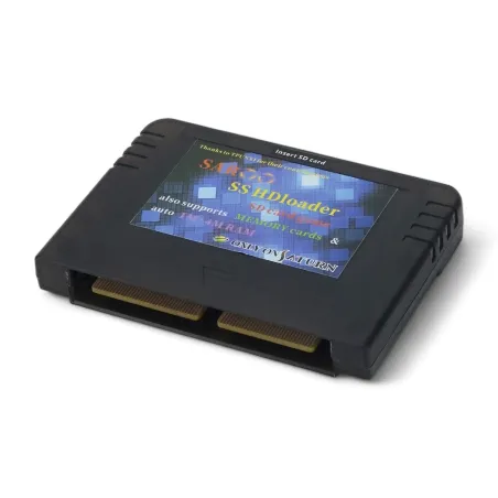 SAROO 243-in-1 Multi Cartridge 128GB Optical Drive Emulator per Sega Saturn Nero