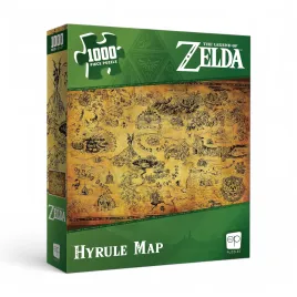 USAopoly The Legend of Zelda Hyrule Map Puzzle