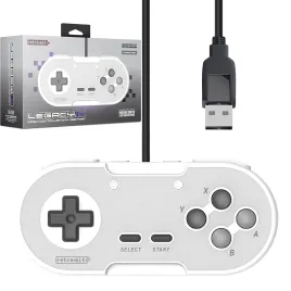 Retro-bit Legacy16 Wired USB Controller Classic Gray