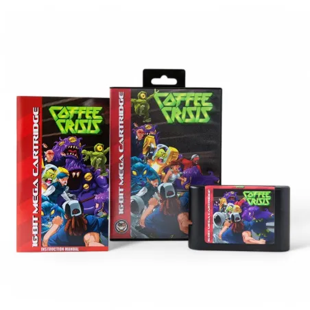 Mega Cat Studios Coffee Crisis Cartuccia per Mega Drive