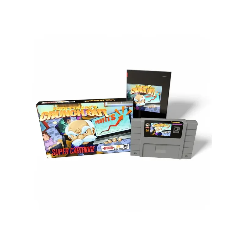 Mega Cat Studios Fork Parker Crunch Out Cartridge for SNES-Super Nintendo-Pixxelife by INMEDIA