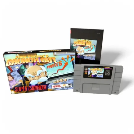 Mega Cat Studios Fork Parker Crunch Out Cartridge for SNES