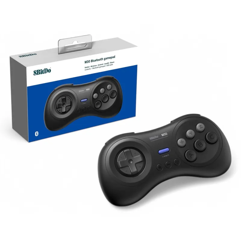 8BitDo M30 BT Gamepad Controller Switch per PC Mac Android-Retrogaming Moderno-Pixxelife by INMEDIA