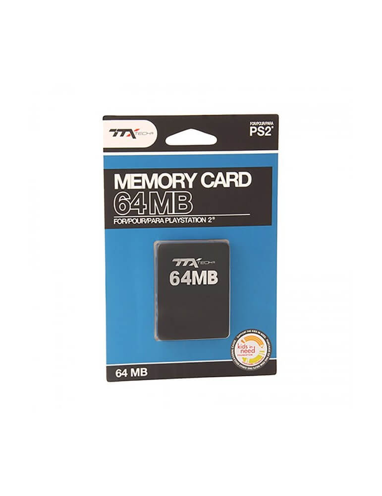 TTX Tech 64MB Memory Card PS2-PlayStation 2-Pixxelife by INMEDIA