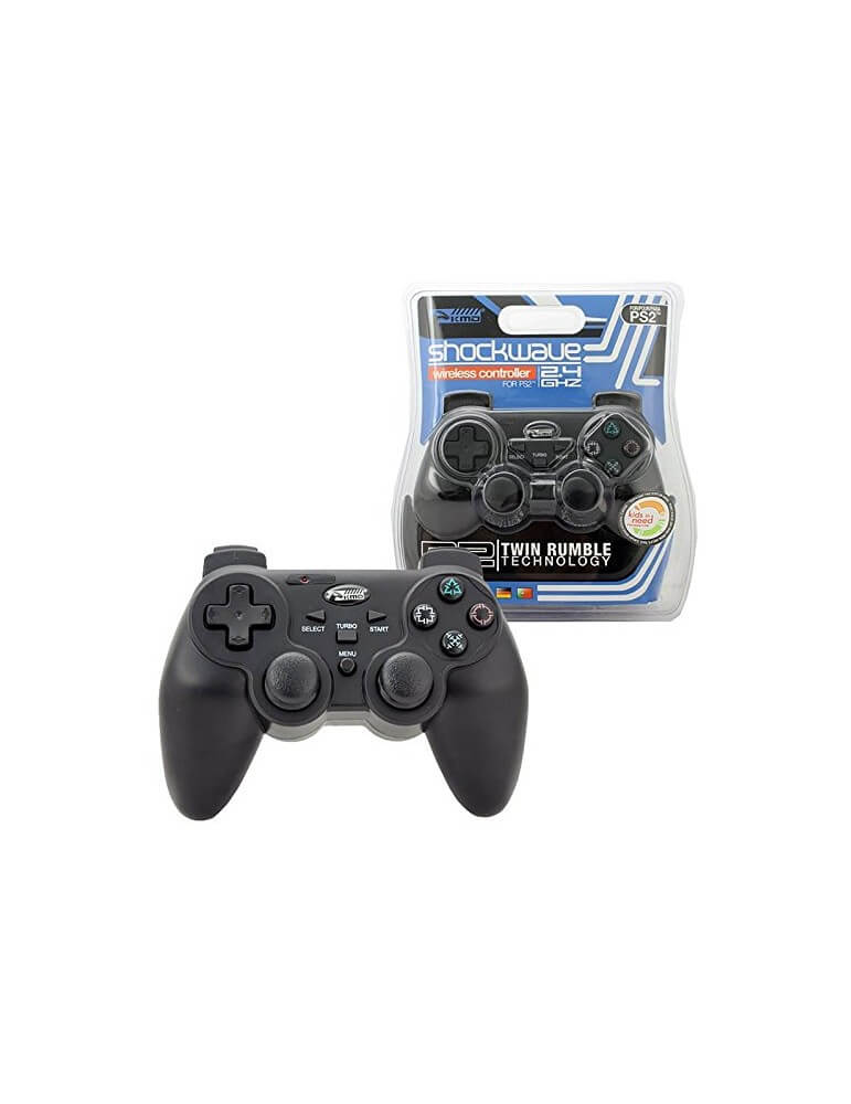 Shockwave Wireless Controller for PS2-PlayStation 2-Pixxelife by INMEDIA